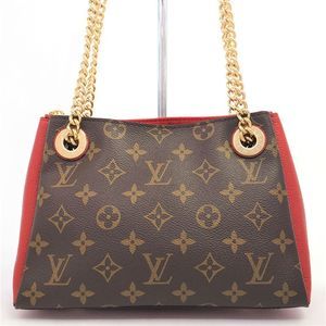 Louis Vuitton Surenne BB Monogram Shoulder Bag Red